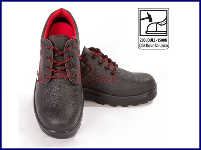 Pars �� Ayakkab�s� Deri �elik Burunlu S2